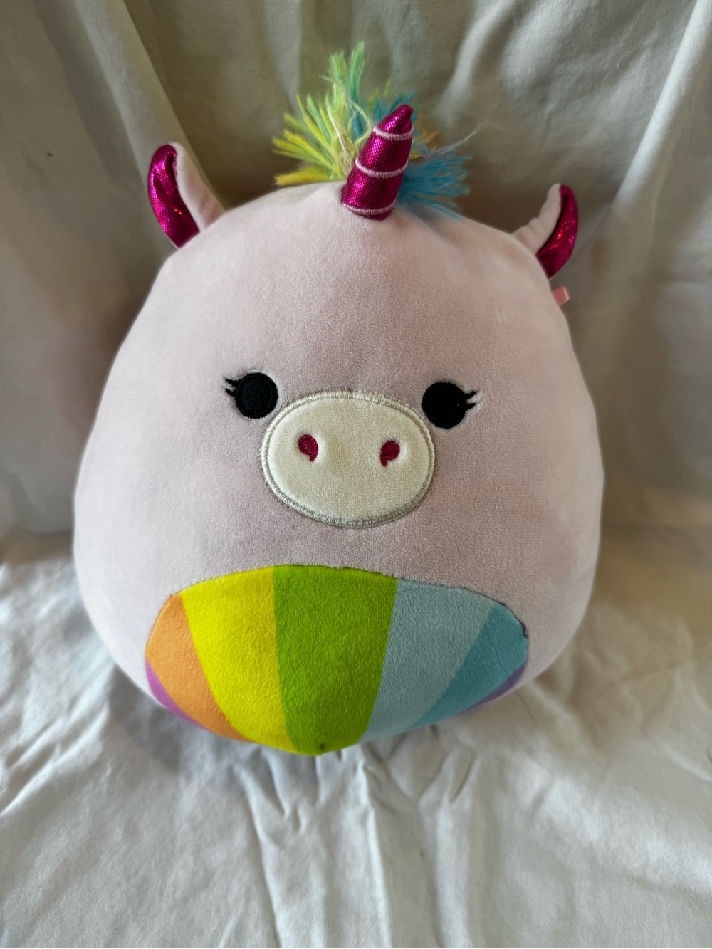 Pink Rainbow Unicorn Squishmallow